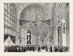 OPENING OF THE PARIS EXHIBITION - THE PROCESSION IN THE GRAND VESTIBULE OF THE AVENUE OF NATIONS,