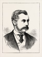 T.W. BOORD, ESQ., M.P. FOR GREENWICH, UK, 1873 engraving