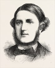 MR. VERNON HARCOURT, Q.C., M.P., THE NEW SOLICITOR-GENERAL, 1873 engraving