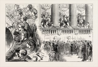 THE FRENCH CRISIS, SKETCHES AT VERSAILLES DURING THE RECENT CONSTITUTIONAL DEBATE, FRANCE: 8.