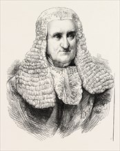 CHARLES HALL, ESQ., THE NEW VICE-CHANCELLOR, 1873 engraving