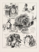 THE TICHBORNE CASE: FURTHER SKETCHES IN COURT, 1873 engraving