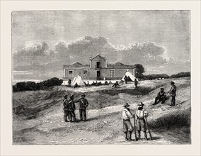 THE WEST COAST OF AFRICA: ST. PAUL DE LOANDA, QUARTERS OF THE LIVINGSTONE CONGO EXPEDITION, 1873