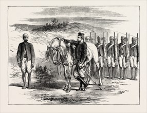 THE WEST COAST OF AFRICA: HOUSSA MERCENARIES FOR THE ASHANTEE WAR, ANGLO ASHANTI WAR, GHANA, 1873