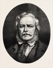 THE LATE SIR EDWIN LANDSEER, R.A., 1873 engraving