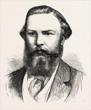 T.O. HARDING, ESQ., TRINITY COLLEGE, CAMBRIDGE, SENIOR WRANGLER, UK, 1873 engraving