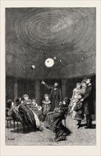 INTERIOR OF SIGNOR PERINI'S NEW PLANETARIUM