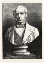 BUST OF THE RIGHT HON. SIR J. PAKINGTON, BART., M.P., PLACED IN THE MUSEUM OF THE ROYAL NAVAL