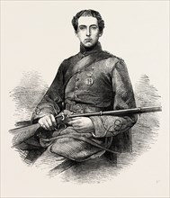 MR. EDWARD ROSS, THE RIFLE CHAMPION OF ENGLAND, 1860 engraving