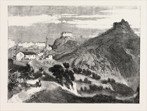 THE REVOLUTION IN SICILY: CALATAFIMI, ITALY, 1860 engraving