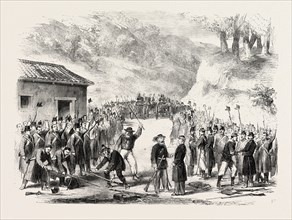 GARIBALDI'S MARCH THROUGH CALABRIA: SURRENDER OF THE NEAPOLITAN TROOPS AT SOVERIA, CALABRIA, ITALY,