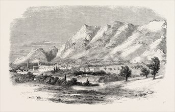 THE CITY OF ANTIOCH, 1860 engraving