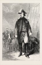 PORTRAIT OF MARSHAL CANROBERT, FOR THE GALLERY OF VERSAILLES, PAINTED BY M. BEAUCE, 1860 engraving