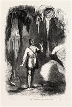 THE ORESEEKER; A TALE OF THE HARTZ, 1860 engraving