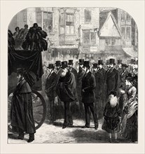 DR. LIVINGSTONE'S REMAINS AT SOUTHAMPTON: PROCESSION TO THE RAILWAY STATION
