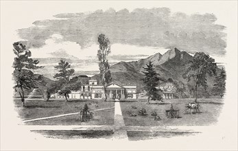 THE RESIDENCE OF THE BRITISH ENVOY, AT KHATMANDHAM, NEPAUL