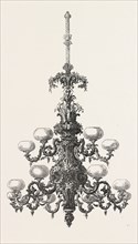 CHANDELIER, BY CORNELIUS AND CO., OF NEW YORK, UNITED STATES OF AMERICA