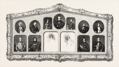 FRAME OF MINIATURES, BY T. CARRICK