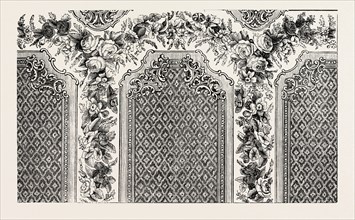 DECORATION FOR ROOM, BY MESSRS. WOOLLAMS AND CO