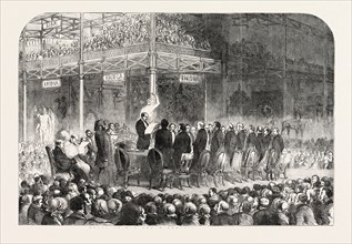 CLOSE OF THE GREAT EXHIBITION, OCTOBER 15, 1851, LONDON, UK
