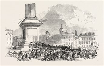 M. KOSSUTH ADDRESSING THE PEOPLE AT CHARING CROSS, LONDON, UK