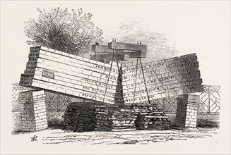 BEAM OF HOLLOW BRICKS, BY J.B. WHITE AND SONS