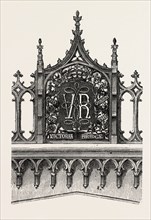 DECORATIVE PANEL OF THE VICTORIA BRIDGE, WINDSOR, UK