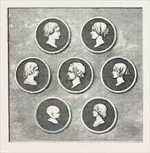 PORTRAITS OF THE ROYAL CHILDREN, MODELLED BY COMMAND OF HER MAJESTY, BY L.C. WYON, ROYAL MINT: 1.