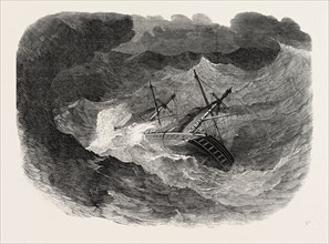 THE PENINSULAR AND ORIENTAL COMPANY'S STEAMSHIP "PEKIN" IN A TYPHOON IN THE CHINA SEA