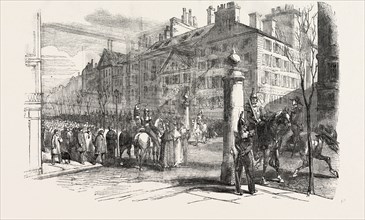 THE REVOLUTION IN FRANCE: THE BOULEVARD MONTMARTRE, PARIS, 1851