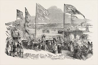 COMMENCEMENT OF THE ONTARIO, COE, AND HURON RAILWAY BY HIS EXCELLENCY THE EARL OF ELGIN