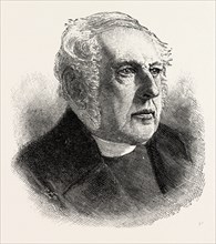 THE RIGHT REV. DR. PELHAM, BISHOP OF NORWICH, UK, 1893 engraving