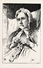 JESS, FROM A WINDOW IN THRUMS DRAWN BY W. HOLE, R.S.A., 1893 engraving