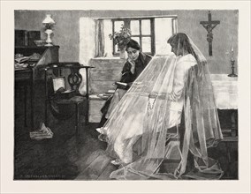 CONFIRMATION DAY, 1893 engraving