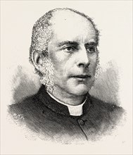 EIGHT HUNDREDTH ANNIVERSARY OF WINCHESTER CATHEDRAL: THE DEAN OF WINCHESTER, UK, 1893 engraving