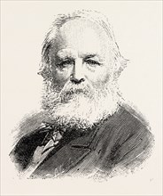 THE LATE MR. LUMB STOCKS, R.A., 1812-1892, BRITISH PAINTER OF THE VICTORIAN ERA, UK, 1892 engraving