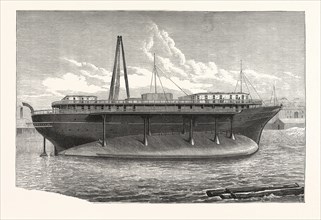 RUSSIAN IMPERIAL STEAM-YACHT "LIVADIA.", engraving 1880