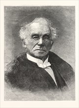 REV. WILLIAM ADAMS, D.D., LL.D, engraving 1880, us, usa