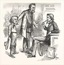 THIS COMPLEXION HAS IT COME AT LAST?  Engraving 1880, US, USA, America, BEN HILL, POLITICS,