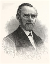 REV. CHARLES S. BROWN, US, USA, AMERICA, UNITED STATES, AMERICAN, ENGRAVING 1880