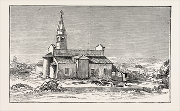 THE EARTHQUAKE IN ITALY: THE CHURCH OF CONEGLIANO, WHERE 34 PERSONS WERE KILLED AND 25 WERE