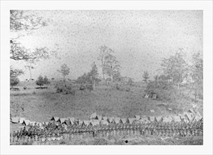 American Civil War: 93d New York Infantry, Antietam, Md, Sept., 1862. Photo, albumen print, By
