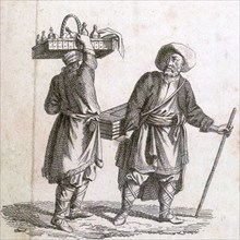 Liquor seller, 18th century, liszt gourmet archive, alcohol, alcoholic, brandy, rum, jamaica