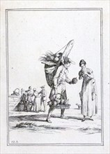 Fruit seller by Jean Duplessis Bertaux, 1747 - 1819, Paris, France, Europe, melon, watermelon,