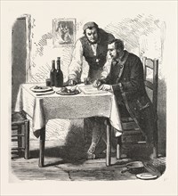 Caderousse, the count of monte christo alexandre Dumas, 1844, historical novel, adventure fiction,