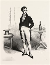 Francois Picaud, Alexandr Dumas, 19th century, liszt gourmet archive, bottle, glass, table, man,