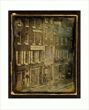 Chestnut street, Philadelphia, Pennsylvania, William G. Mason, photographer, 1843, US, USA, America