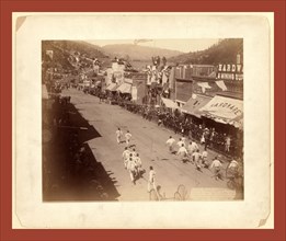 The Race. The great Hub-and-Hub race at Deadwood, Dak., July 4, 1888, between the only two Chinese