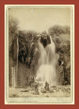 Spearfish Falls. Our friends, there, June 22, 1890, John C. H. Grabill was an american photographer