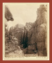 Lake Harney Peaks, near Custer City, S.D., on B. & M. Ry, John C. H. Grabill was an american